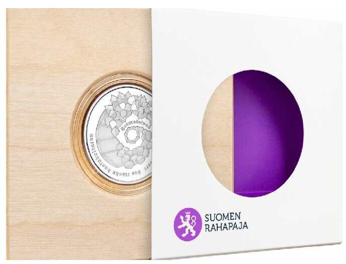 (2018) Монета Финляндия 2018 год 20 евро &quot;Финская сауна&quot;  В коробке Серебро Ag 925  PROOF