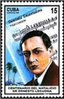 (№3834) Марка Куба 1995 год "Эрнесто Лекуона", Негашеная