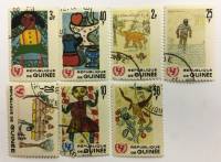 (--) Набор марок Гвинея "7 шт."  Гашёные  , III Θ