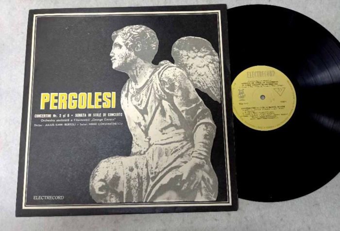 Пластинка виниловая , Pergolesi Electrecord 300 мм. (Сост. отл.)