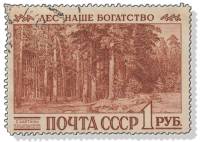 1960-076 Марка СССР Картина Корабельная роща   Конгресс по охране лесов. Сиэтл, США III Θ