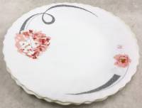 Набор тарелок "Нежность", керамика, 2 шт. (сост. на фото)