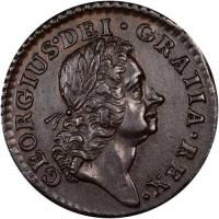 (№1723km119) Монета Ирландия 1723 год 1 Farthing