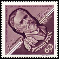 (1963-023) Марка Венгрия "Фригис фон Кораний"    50 лет со дня смерти Фригиса фон Кораний III Θ