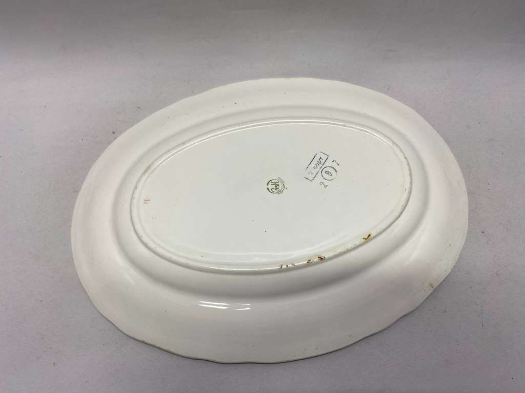 Блюдо овальное ЗИК 50-е годы СССР