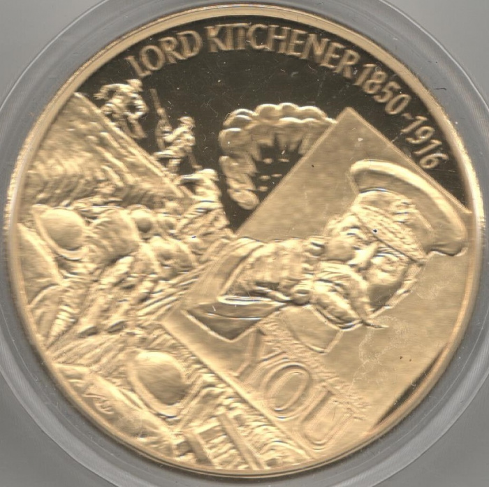 (2003) Монета Восточно-Карибские штаты 2003 год 2 доллара &quot;Герберт Китченер&quot;  Позолота Медь-Никель  