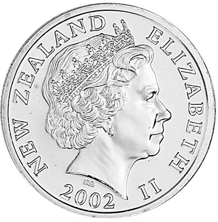 (2002) Монета Новая Зеландия 2002 год 5 долларов &quot;Дельфины&quot;  Никель Медь-Никель  UNC