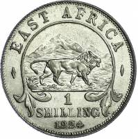 (№1921km21) Монета Восточная Африка 1921 год 1 Shilling (нет или ч)
