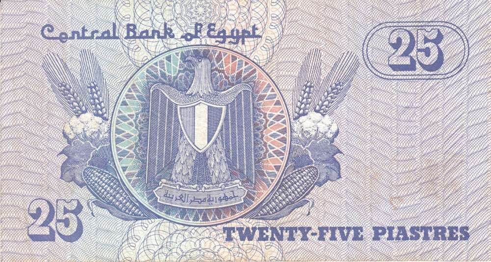 (1990) Банкнота Египет 1990 год 25 пиастров &quot;Мечеть Аиши&quot;   XF