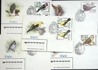 1979-год Набор худож. конв. п\д, сг+ марка, 5 шт. СССР Птицы - защитники леса   , Печать ПД Марка