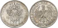 1929e Монета Германия (Веймар) 1929 год 5 марок  Мейсен 1000 лет основания Серебро Ag 500  UNC