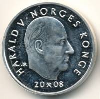 () Монета Норвегия 2008 год 200  ""   Биметалл (Серебро - Ниобиум)  UNC