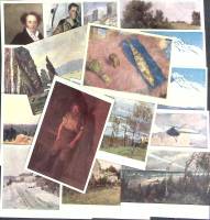 Набор открыток "Третьяковская галлерея", 18  шт., 1982 г.