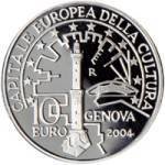 (№2004km240) Монета Италия 2004 год 10 Euro (Генуя-Европейская Столица культуры)