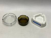 Пепельница керамика стекло, 3 шт