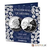 Планшет "EURO COL SQ" для 25 центов США "Штаты США",  Leuchtturm