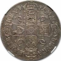 () Монета Великобритания 1679 год 1 крона ""  Биметалл (Серебро - Ниобиум)  UNC