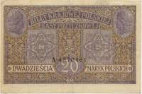 (№1917P-4) Банкнота Польша 1917 год "20 Marek"