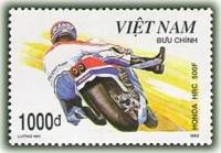 (1992-042) Марка Вьетнам "Хонда Hrc 500 F"    Гоночные мотоциклы III Θ