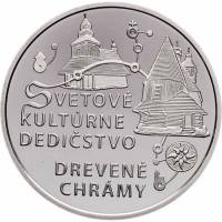 (№2010km110) Монета Словакия 2010 год 10 Euro (Деревянные Церкви)