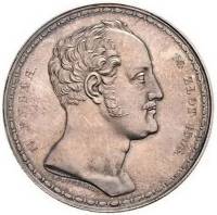 (1836, П.У., новодел) Монета Россия 1836 год 1 рубль   Серебро Ag 868  UNC
