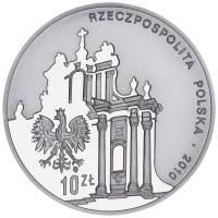 2010 Монета Польша 2010 год 10 злотых Ян Твардовский  Серебро Ag 925  PROOF
