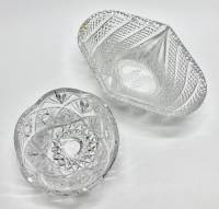 Салатники, хрусталь, СССР, 2 шт