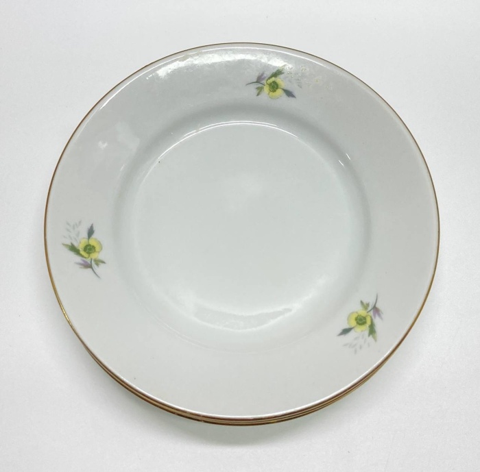 Тарелки десертные цветы, Болгария, 5 шт