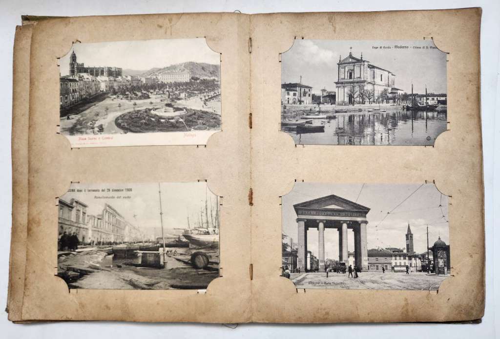 Старинные открытки 102 штуки в альбоме 