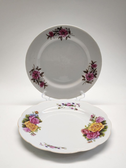 Тарелки десертные фарфоровые Япония 2 штуки