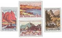 1968-091-94  Серия Набор марок (4 шт) СССР  Курорты СССР III O