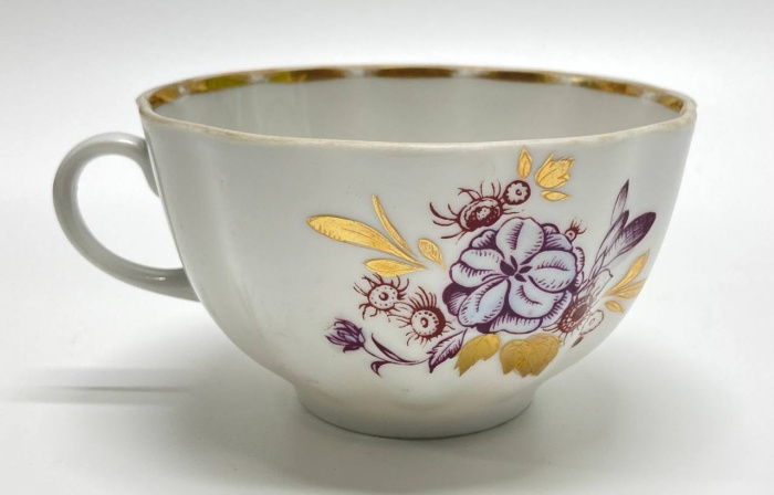 Чашка чайная цветы, ЛФЗ