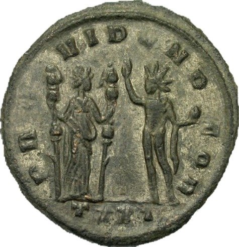 (№ (Без даты) ) Монета Римская империя 1970 год 1 Antoninianus