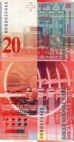 (2000) Банкнота Швейцария 2000 год 20 франков "Артюр Онеггер" Belser - Blattner  UNC