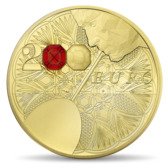 (№2014km2184) Монета Франция 2014 год 200 Euro (250 лет баккара)