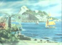 Стерео-открытка Rock of Gibraltar  ,    с. 