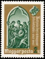 (1967-063) Марка Венгрия "Учитель и ученики"    600 лет высшему образованию Венгрии I Θ