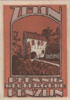 (№1922) Банкнота Германия 1922 год "10 Pfennig"