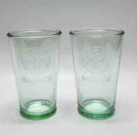 Бокалы стаканы Бакарди Bacardi 2 штуки высота 14 см толстое стекло