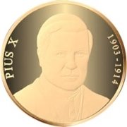 (№2007km307) Монета Андорра 2007 год 2 Cegrave;ntims (257-м папа Пий x)
