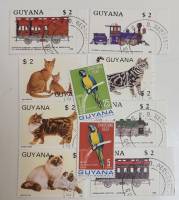 (--) Набор марок Гайана "10 шт."  Гашёные  , III Θ