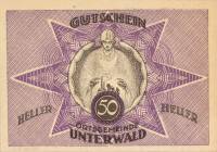 (№1920) Банкнота Австрия 1920 год "50 Heller"