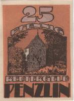 (№1922) Банкнота Германия 1922 год "25 Pfennig"