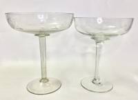 Конфетница сухарница на ножке стекло СССР 2 шт 