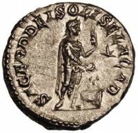 (№ (Элагабал-Антонин) ) Монета Римская империя 1970 год 1 Denarius (Элагабал-Антонин)