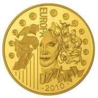 (№2010km1678) Монета Франция 2010 год 200 Euro (1100-летия аббатства Клюни)