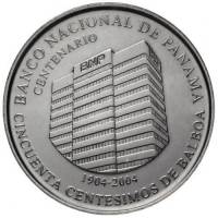 () Монета Панама 2009 год 50 сентесимо ""  Медь, покрытая Медно-Никелевым сплавом  PROOF