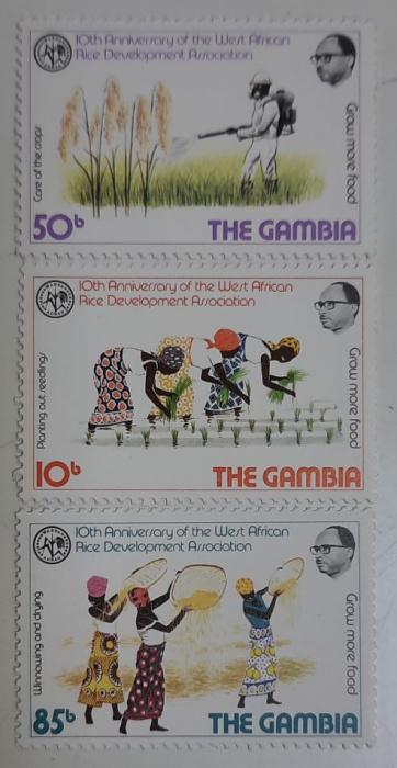 (--) Набор марок Гамбия &quot;3 шт.&quot;  Негашеные  , III O