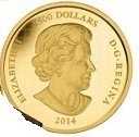 (№2014km1606) Монета Канада 2014 год 2,500 Dollars (Снежная Сова)