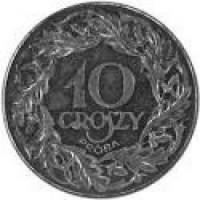 (№1923) Монета Польша 1923 год 10 Groszy (PROacute)
